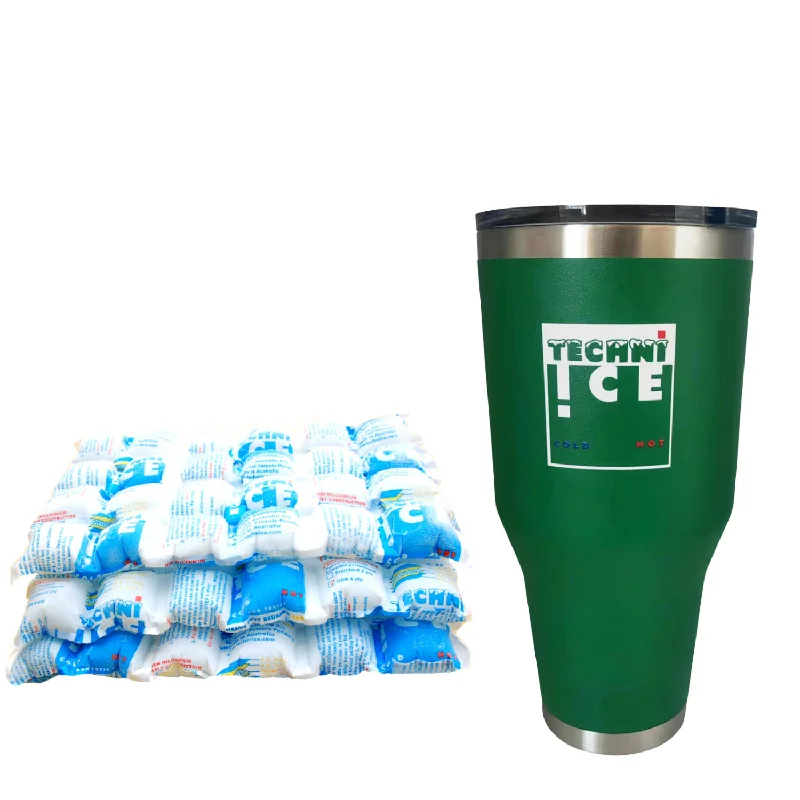 High-strength camping tarp rope-New 2024 Model Techni Ice 900ml (30 oz.) Tumbler Emerald Stainless Steel 6 Years Warranty + 3 Techni Ice Reusable Dry Ice Packs *FRESH STOCK JUST ARRIVED