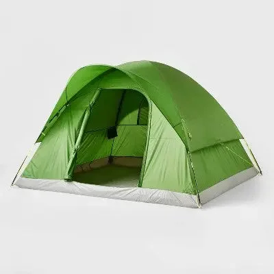 Large camping cooler box-6 Person Dome Family Tent Green - Embark