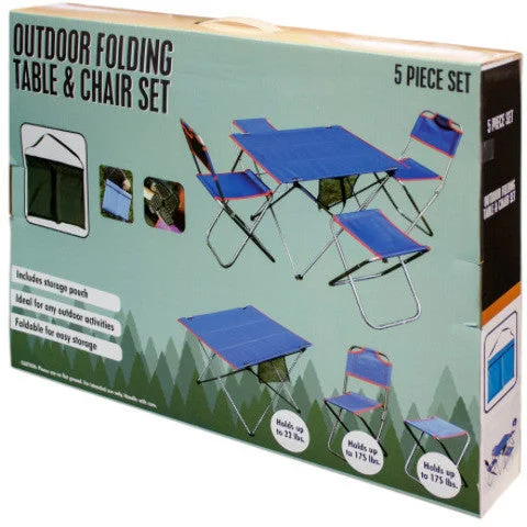 Portable camping stove burner-Outdoor Folding Table & Chairs Set