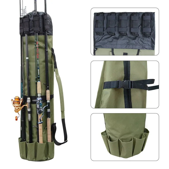 Portable camping stove butane-Premium Fishing Rod Holder Bag