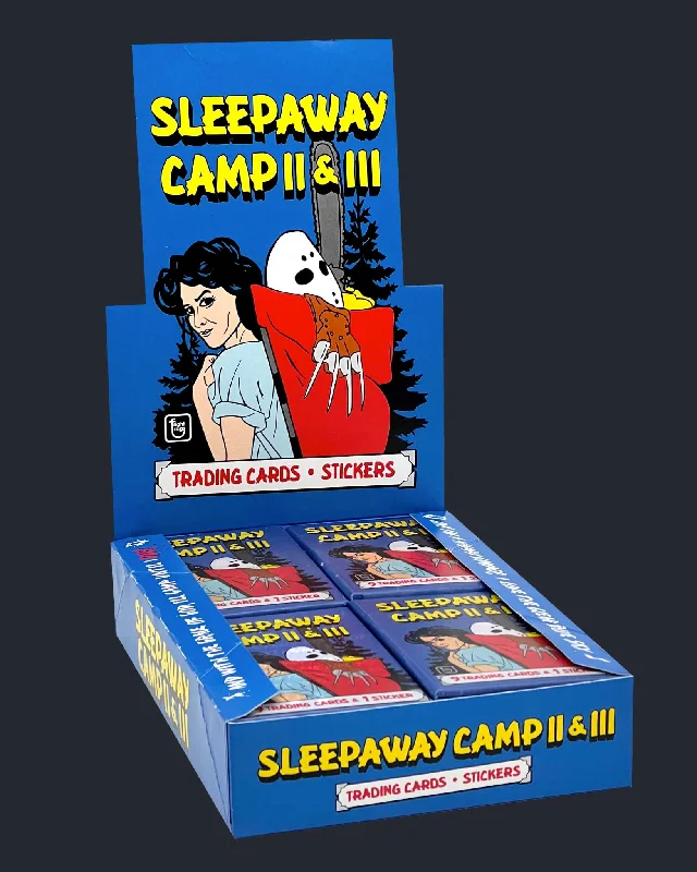 Reflective camping tent ropes-Sleepaway Camp 2/3 Trading Cards - Sealed Box