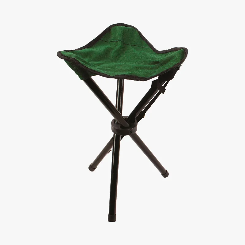 Warm camping sleeping sack-Steel Tripod Stool, Olive green