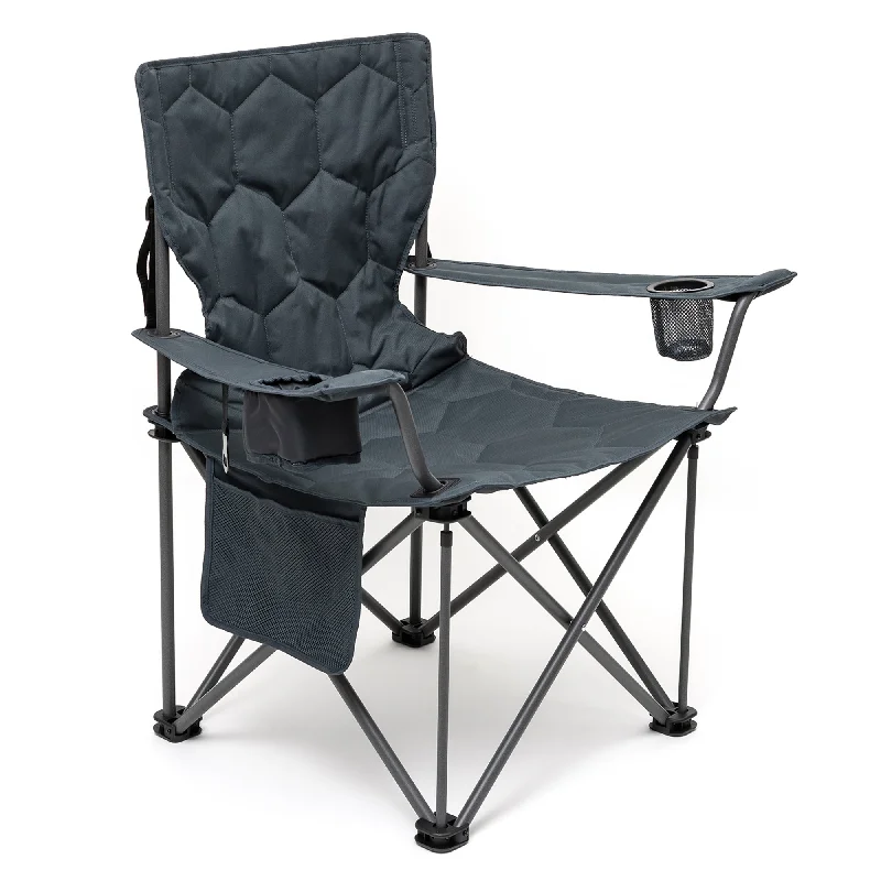 Rechargeable camping area light-Gray Camp Chair