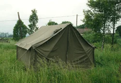 Heavy duty camping ground tarp-Swedish army 8 man Patrol Tent