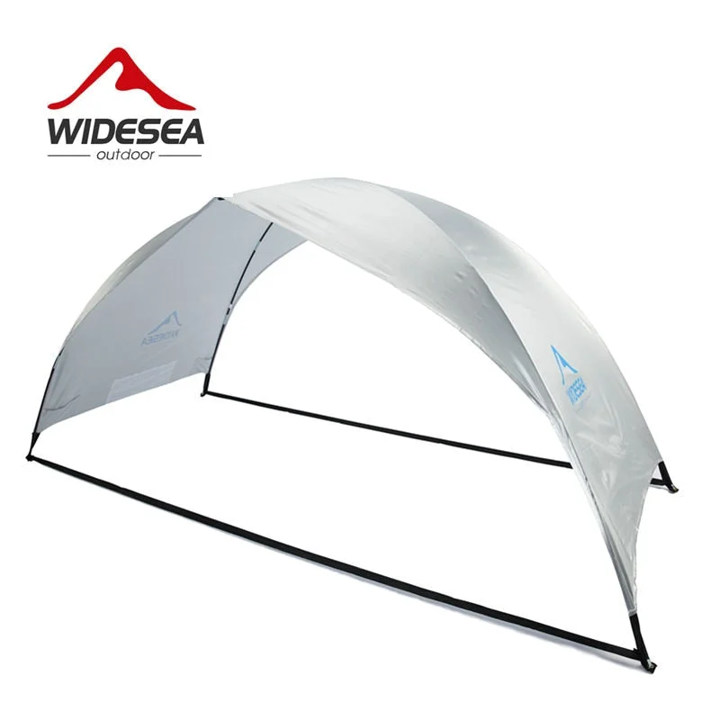 Lightweight backpacking tent-WIDESEA beach tent awning 2-3 person