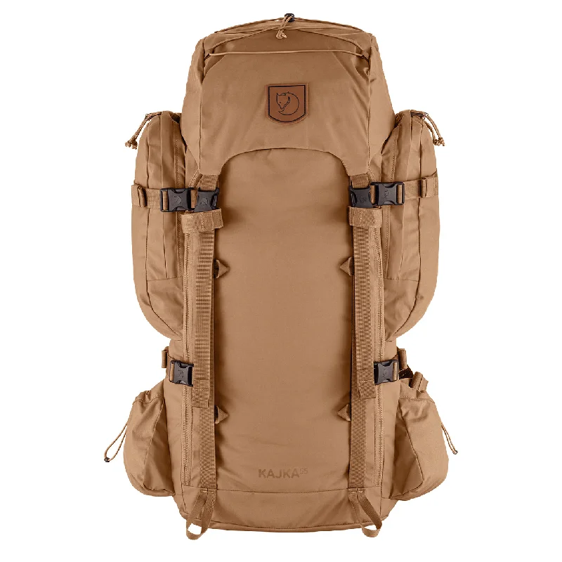 Windproof camping tent-Fjallraven Kajka 55L M/L Backpack Khaki Dust