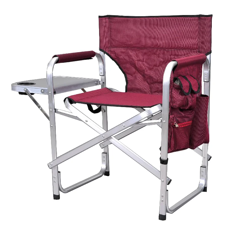 Ripstop camping tent fly-Stylish Camping Director's Chair w/ Side Table & Pockets